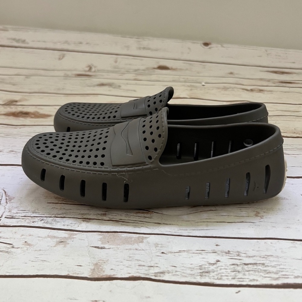 Floafers Country Club Driver Loafers Gray Waterproof Foam Shoes Mens 9